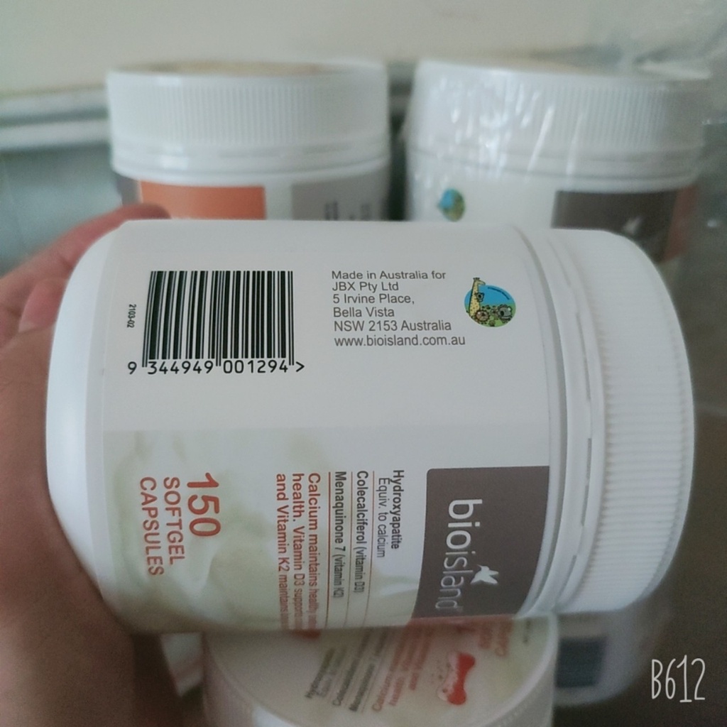 Viên Uống Canxi sữa cho người lớn Bio Island Milk Calcium Bone Care 150 viên