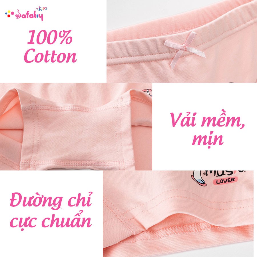 [COMBO 5] Quần Chíp Đùi Cho Bé Gái, Quần Chíp Bé Gái Cao Cấp, Không Phai Màu, Không Xù, 100%cotton-Bafaby kids