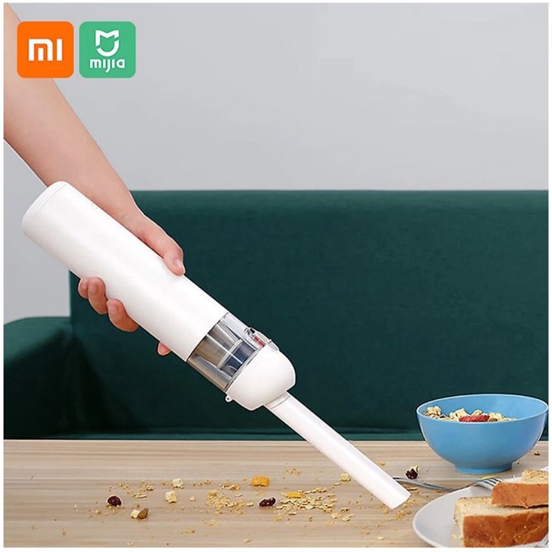 Máy hút bụi tiện dụng Xiaomi Mijia không dây gia đình nhỏ cầm tay hút mạnh mẽ sạc xe hơi [TIME_MART siêu thị tiện ích]