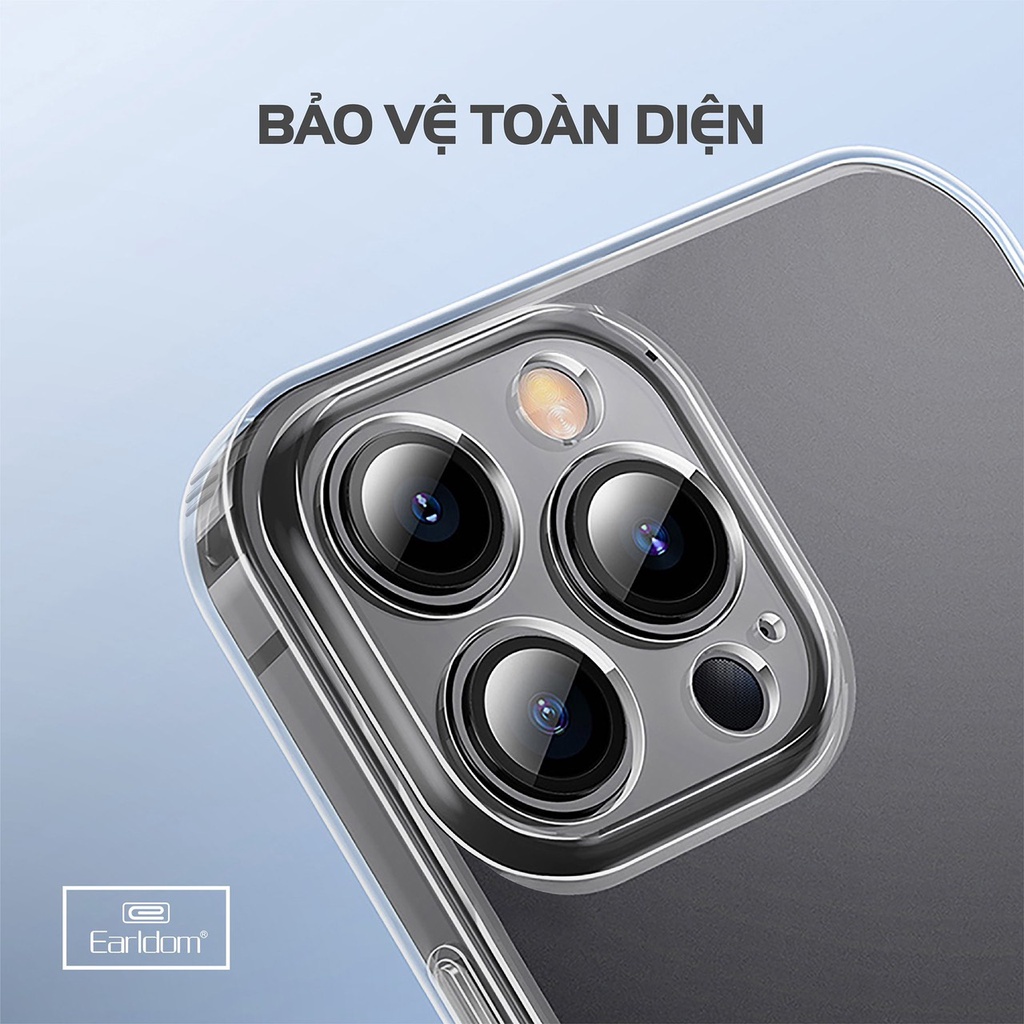 Ốp Lưng 7 8 Plus X Xs Max 11 12 13 Pro Max Chính Hãng Earldom Chống Sốc Chống Ố Vàng