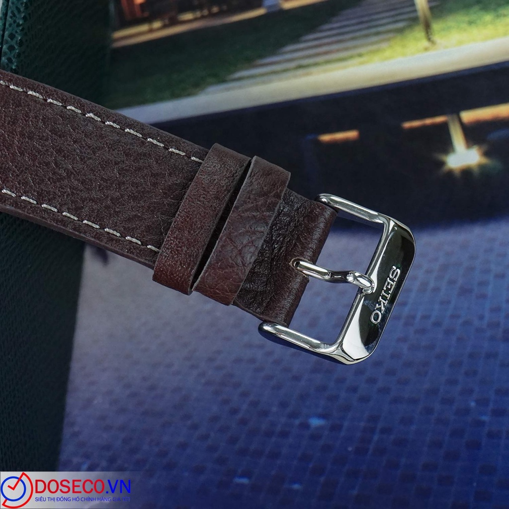 Đồng Hồ Nam SEIKO Cơ  Automatic Chính Hãng SNKP27 Kính Khoáng Cứng,Dây Kim Loại Không Gỉ Chống Va Đập,Chống Nước Tốt SK2