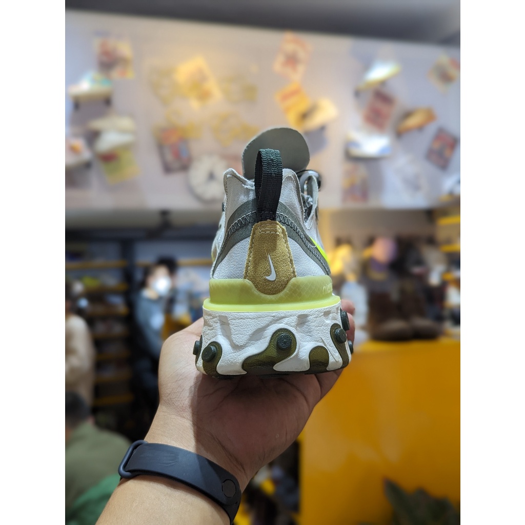 Giày 2hand Nike React Element 55 Spruce Volt - BQ6166-009 - Giày Cũ Sài Gòn 456
