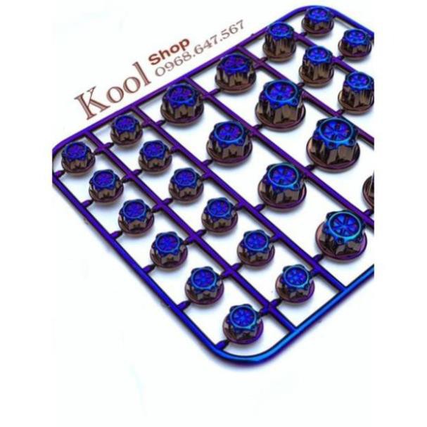 Chụp Ốc ABS Titan 7 Màu Giá 1 Bộ 30 Con Hàng Đẹp