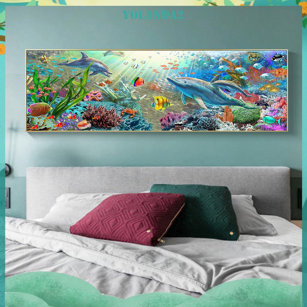 Bộ Tranh Thêu Chữ Thập Tự Làm 11ct Hình Đại Dương Toàn Bộ