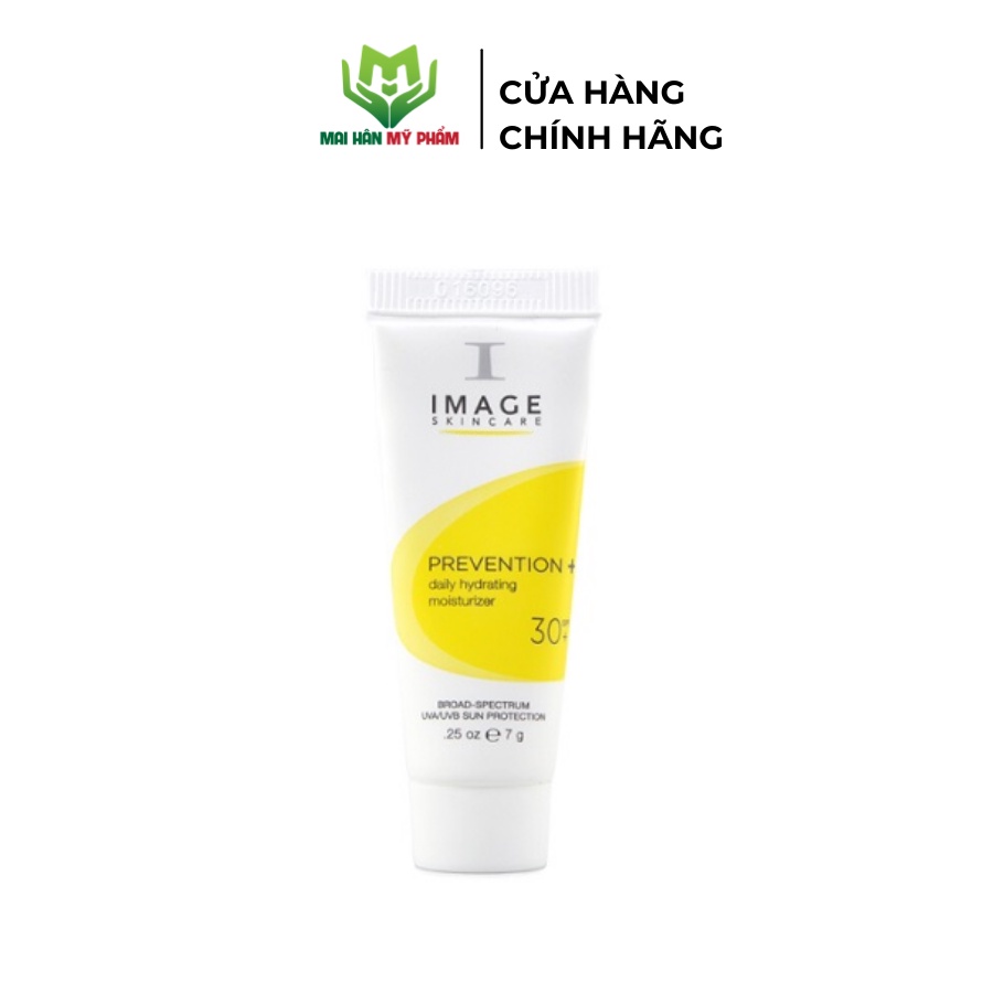 Kem chống nắng Image Skincare Prevention+ Daily Hydrating Moisturizer SPF 30+ dành cho da khô 7gr - Mỹ Phẩm Mai Hân