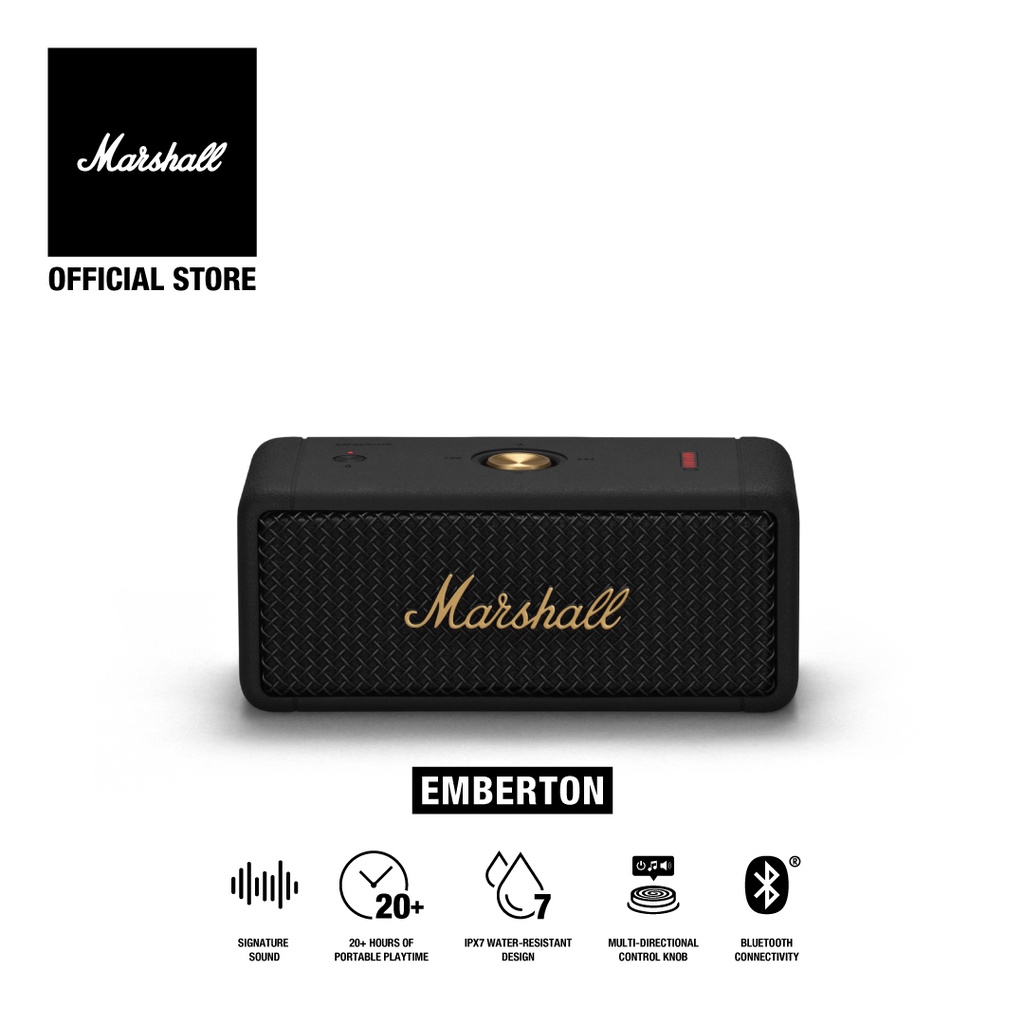 Marshall Emberton Loa Bluetooth   loa bluetooth mini Bảo Hành 1 Năm 100% Nguyên Bản