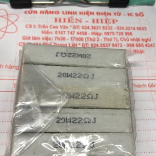 Điện trở.22 ôm -20 w combo 10 con