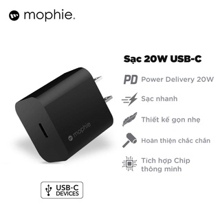 Củ sạc nhanh Mophie V2 USB-C PD 20W
