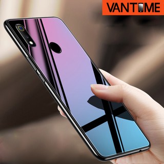 Ốp điện thoại kính cường lực cứng cho Realme 3