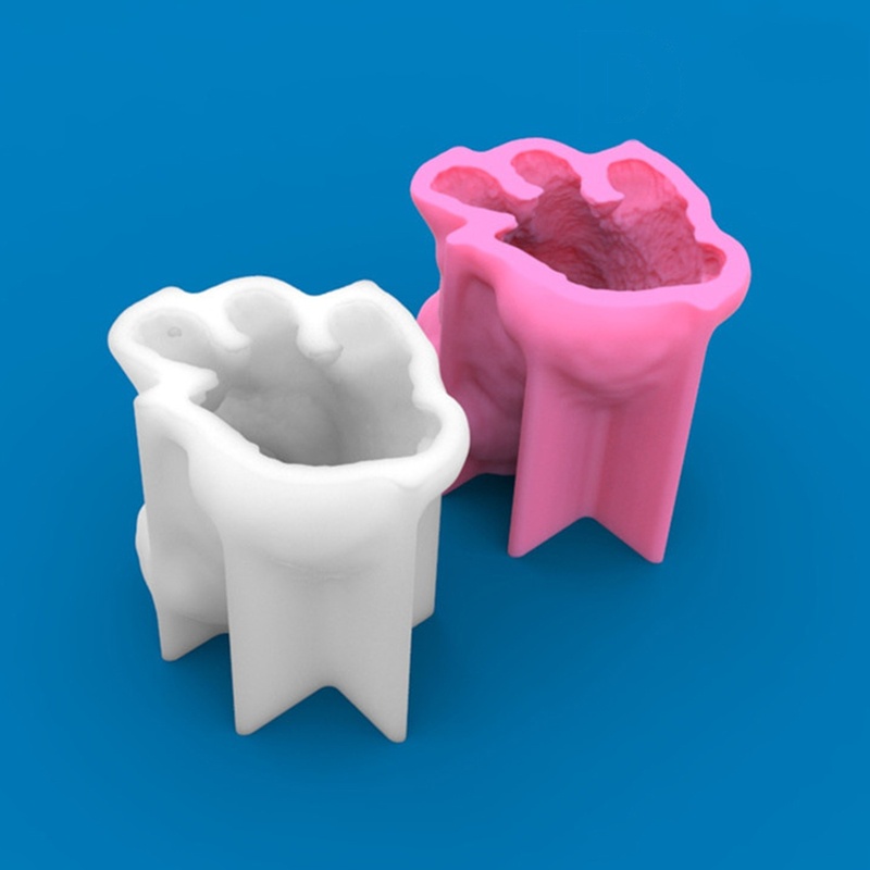 Khuôn Silicone Làm Đồ Thủ Công Hình Chú Chó Để Bàn Trang Trí