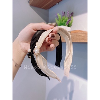 Bờm tóc, băng đô cài tóc voan đính ngọc sang chảnh