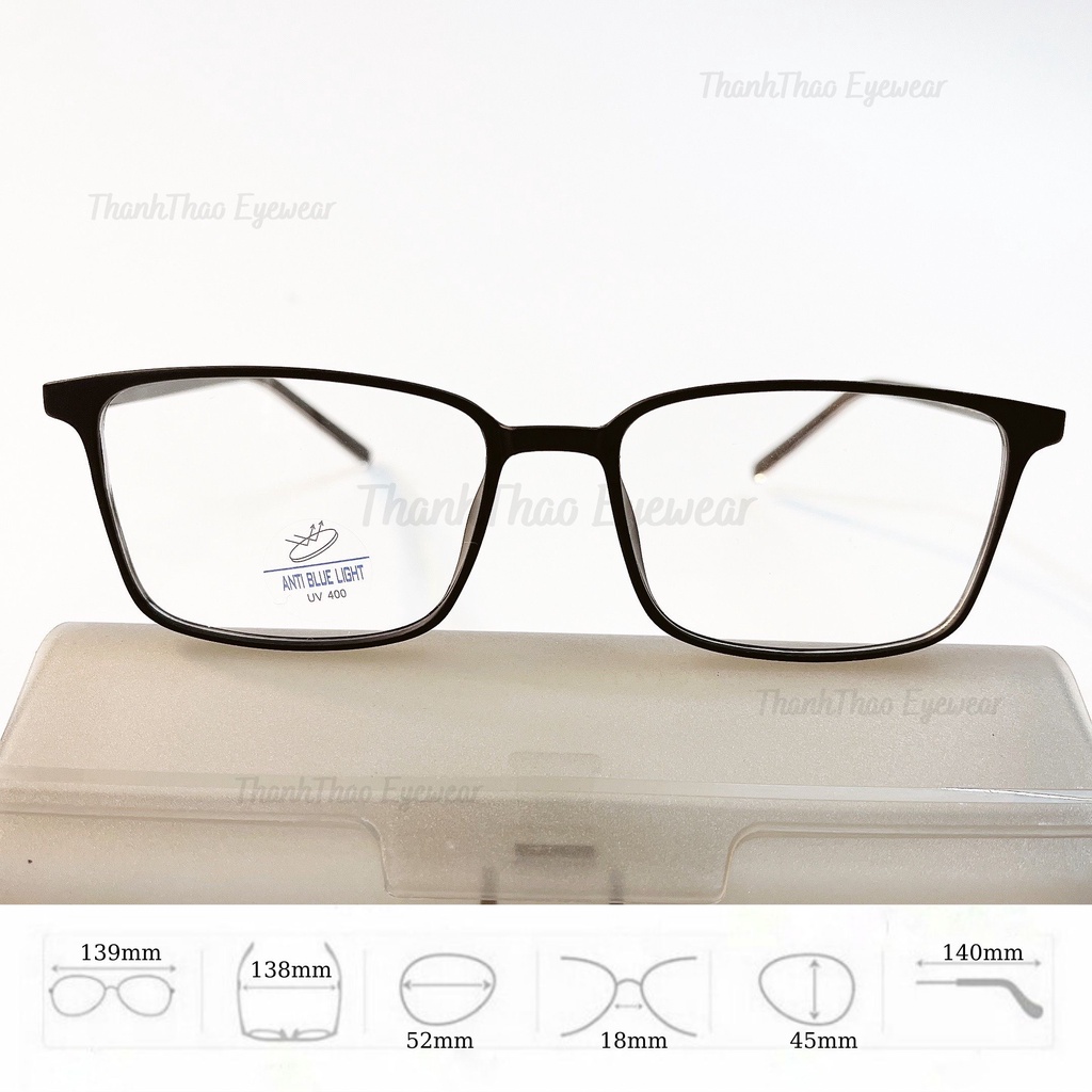 (Ảnh Chụp Thật ) Gọng Kính Mắt Cận Nam Nữ Dáng Vuông 8188 Nhiều Màu Hot Trend 2021- ThanhThaoEyewear | BigBuy360 - bigbuy360.vn