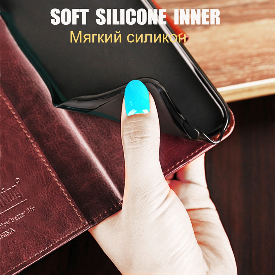 Ốp lưng iPhone 12 Pro Max Soft PU Leather Flip Case With Card Stand Holder Apple iPhone 12 pro