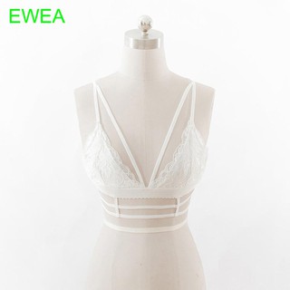 Áo Bralette trắng / đen quyến rũ phái nữ