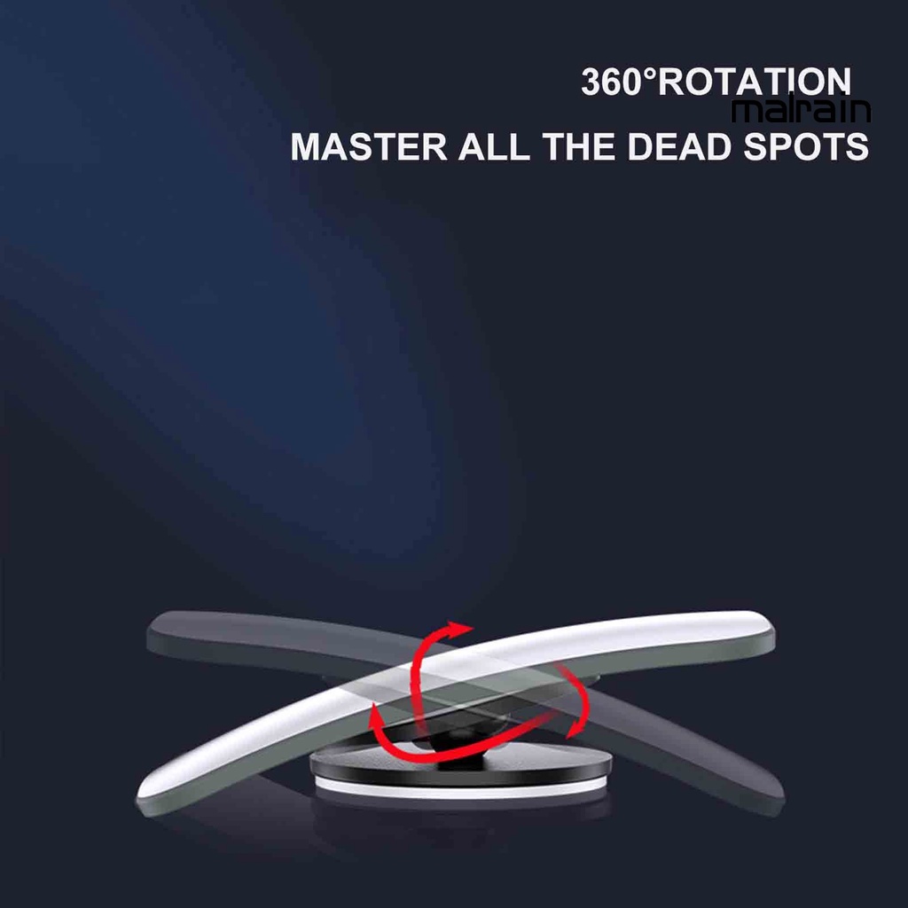 Set 2 Gương Chiếu Hậu Mini Góc Rộng 360 Độ Cho Xe Hơi