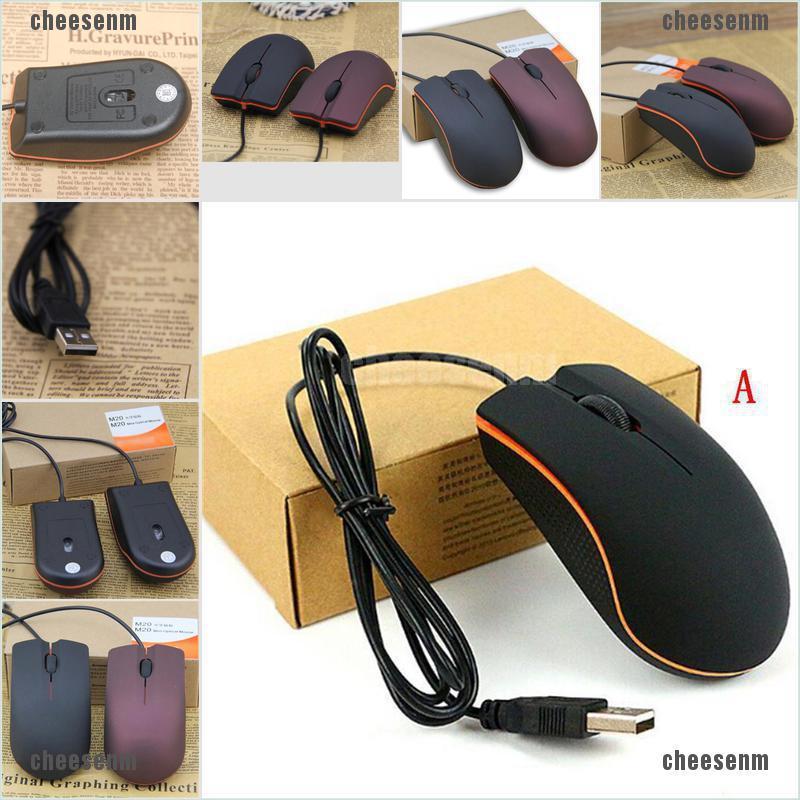 Chuột Quang Dây USB 2.0 M20 Bề Mặt Nhám