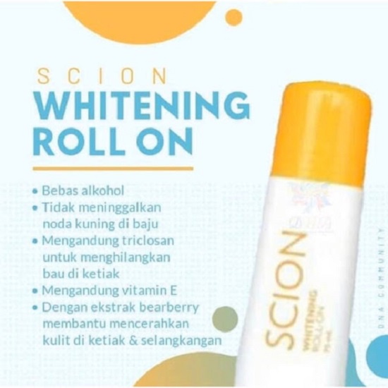 Lăn Khử Mùi Scion, Lăn Nách Scion Ngăn Mùi Cơ Thể Nuskin Scion Pure White Roll On, Nhập Khẩu Từ Mỹ