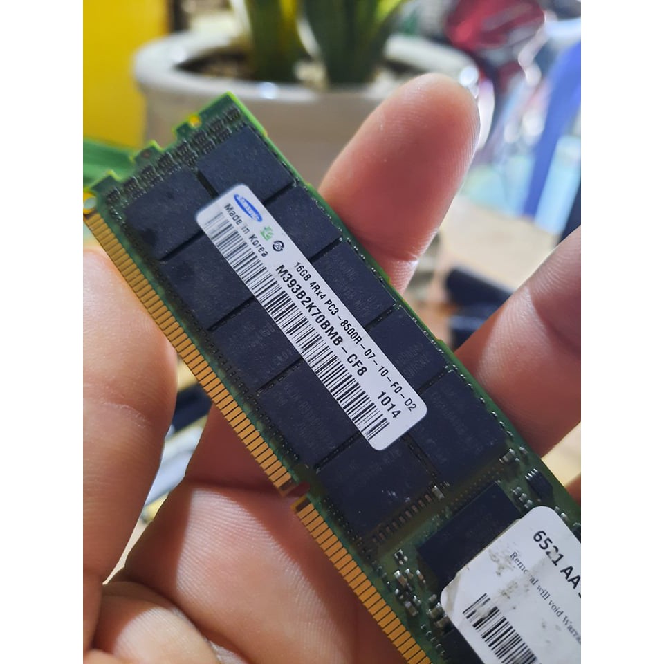 RAM SAMSUNG 16GB DDR3 1006MHz ECC REGISTERED