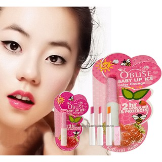 Son dưỡng Obuse baby lip ice Thái
