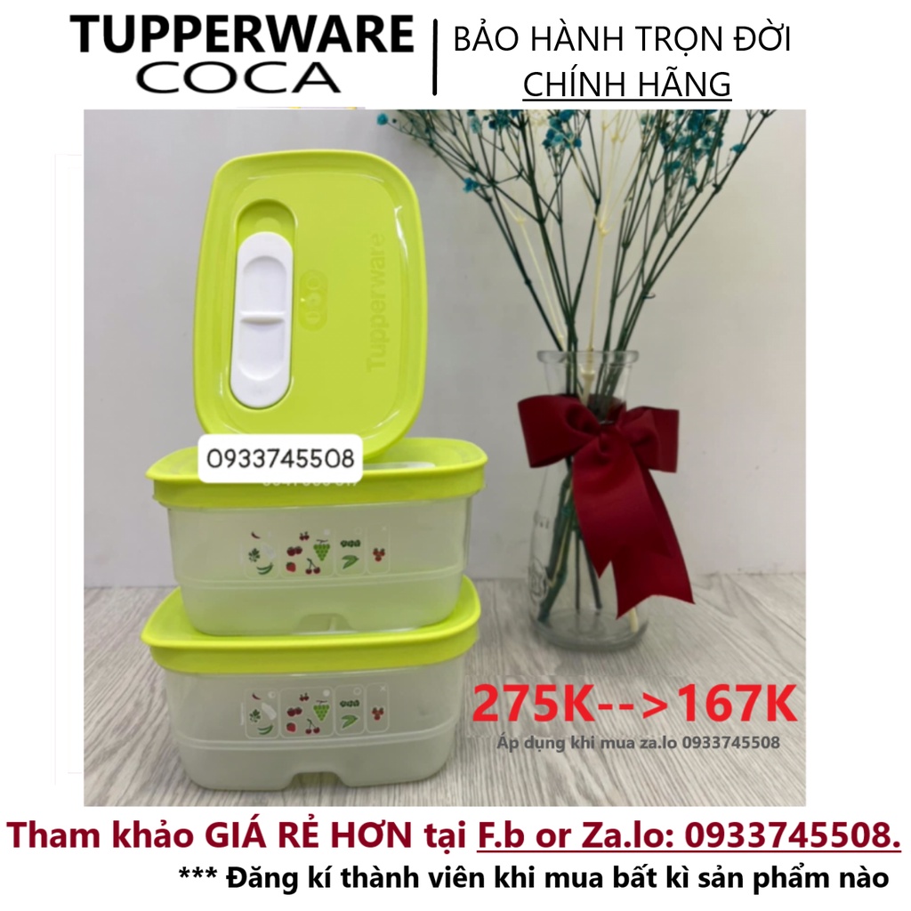 TUPPERWAREHOUSE MALL - Hộp trữ mát Ventsmart 375ml  Shopee CHÍNH HÃNG 100%