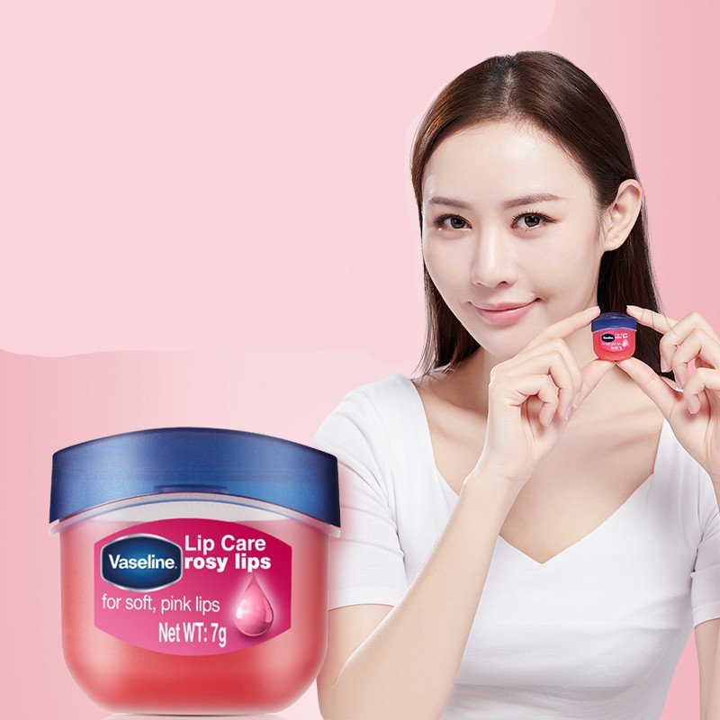 Sáp Dưỡng Môi Vaseline Lip Care dưỡng môi hồng xinh, mềm mịn, ngọt ngào KOREA 7g/ Hũ