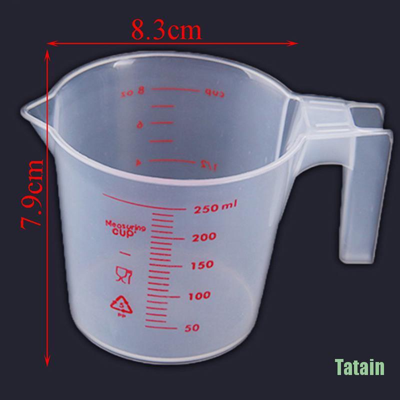 Bình đong dung dịch bằng nhựa trong suốt có tay cầm dung tích 250ml