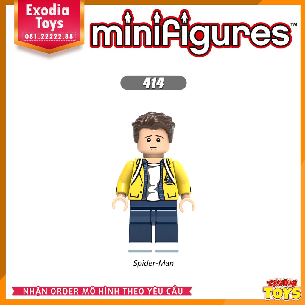 Xếp hình Minifigure Siêu anh hùng vũ trụ Marvel và DC Comics - Đồ Chơi Lắp Ghép Sáng Tạo - X0134