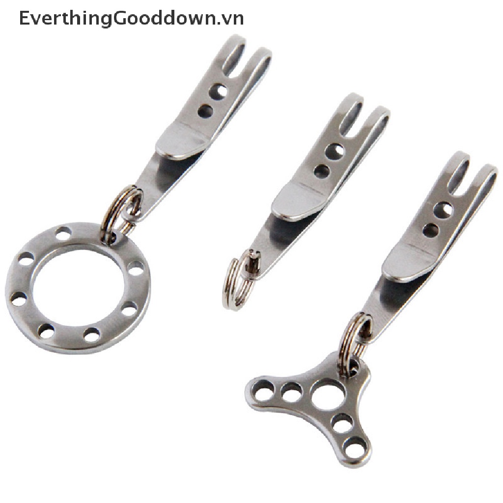 Everthinggoodingdown Kẹp Mini Có Túi Đựng Chìa Khóa Đeo Thắt Lưng / Thắt Lưng Dùng Ngoài Trời