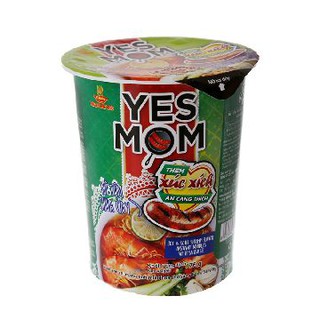 Mì Ly Yes Mom Tôm Chua Cay Có Xúc Xích 76G