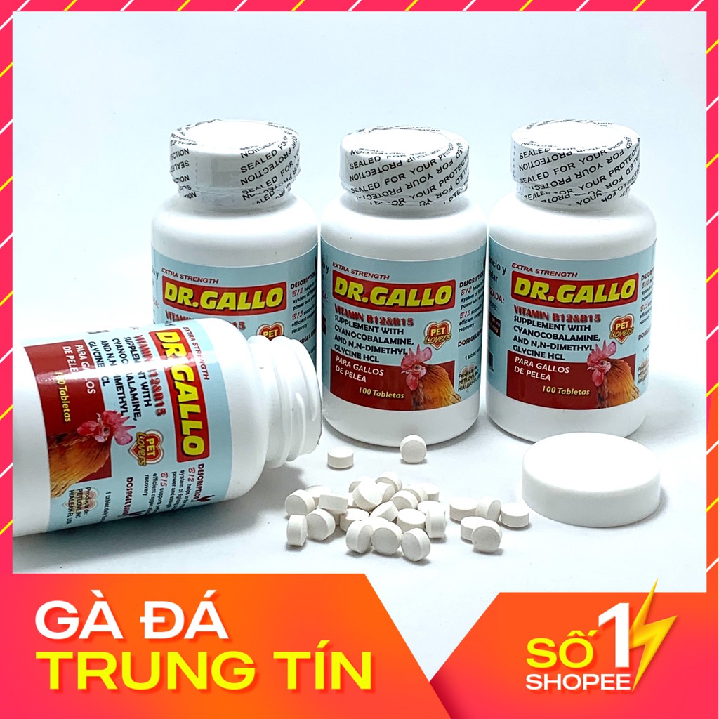DR.GALLO TH.UỐC NUÔI B15&B12 CÓ HÀM LƯỢNG CAO NHẤT HIỆN NAY