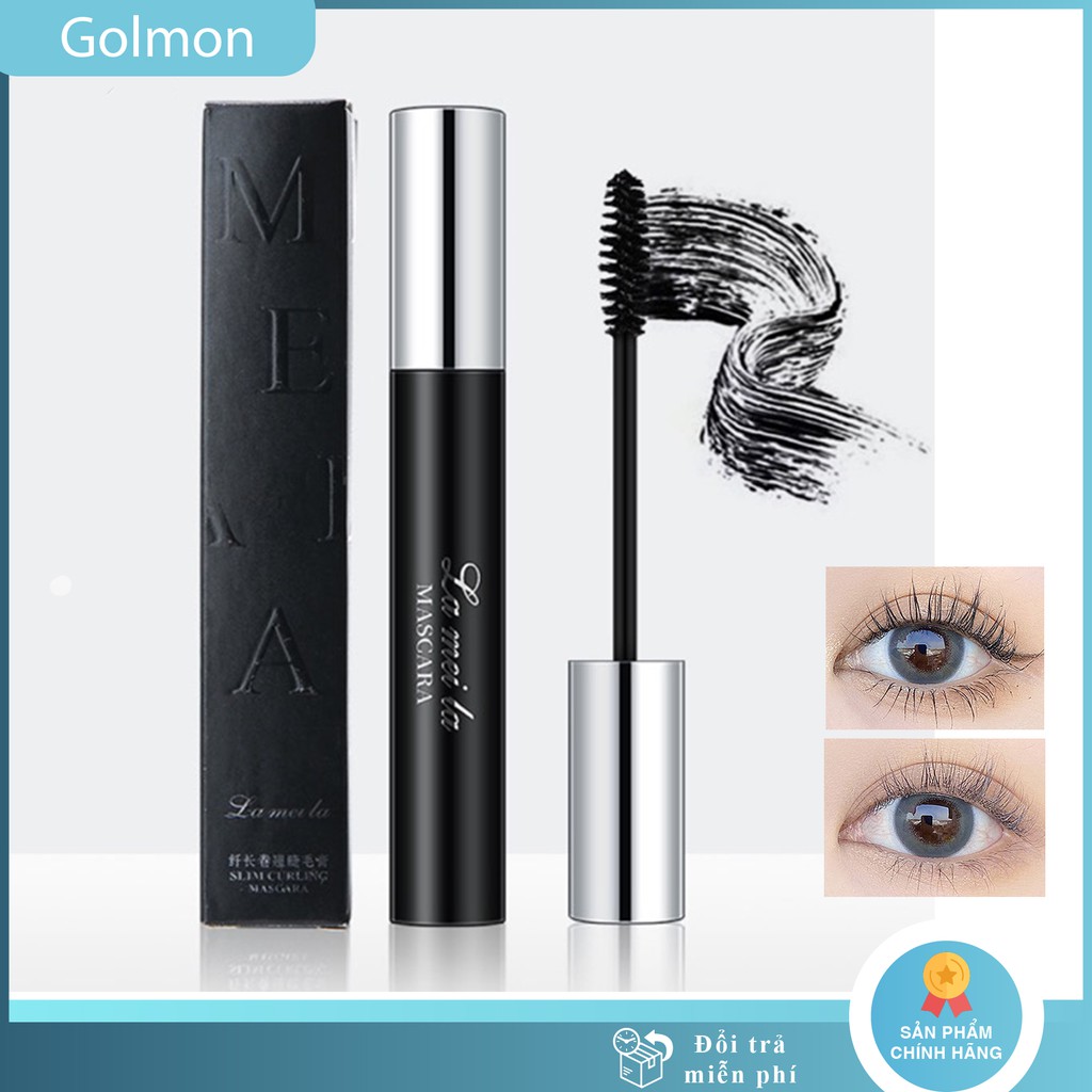 Chuốt Mi Dài Mịn Đầu Mảnh Lam Dày tự nhiên Mascara La Mei La