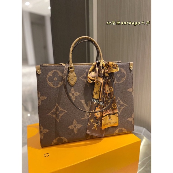 Túi xách Lv onthégo sc sz 42 chất da thật sẵn ship