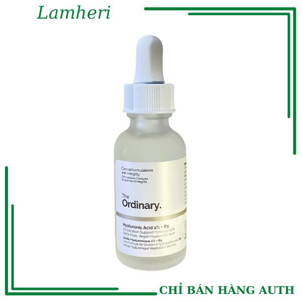 [Bill hãng] Cấp ẩm hồi phục Hyaluronic Acid 2% + B5 - The Ordinary