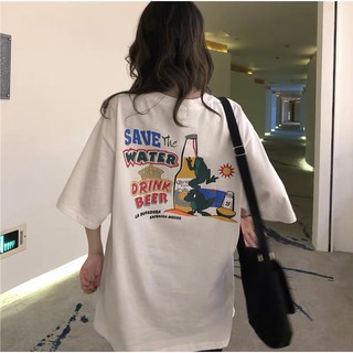 Áo Thun Unisex Save The Water Hình Ếch