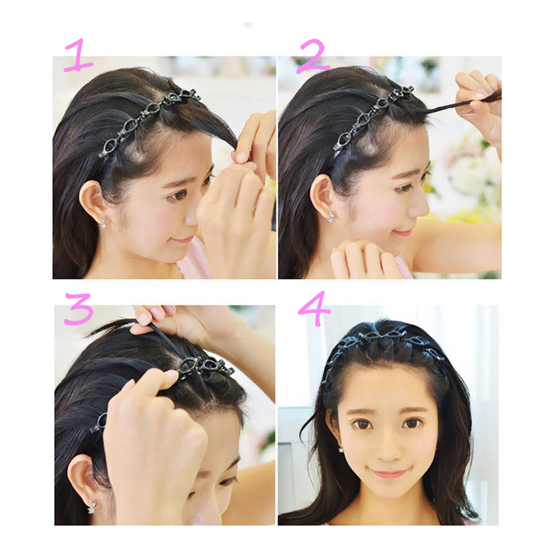 MANYUE Cài tóc Nhiều Lớp Phong Cách Hàn Quốc Cho Nữ