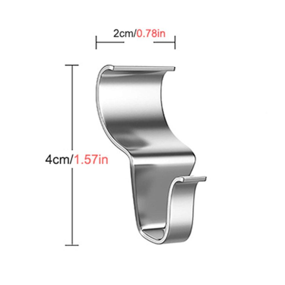 Set 5 / 10 Móc Inox Treo Đồ Gắn Tường Không Để Lại Dấu Vết