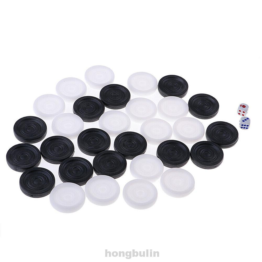 32pcs 22mm Double Land Backgammon Learning Portable Travel Kids Camping Chess Set | BigBuy360 - bigbuy360.vn