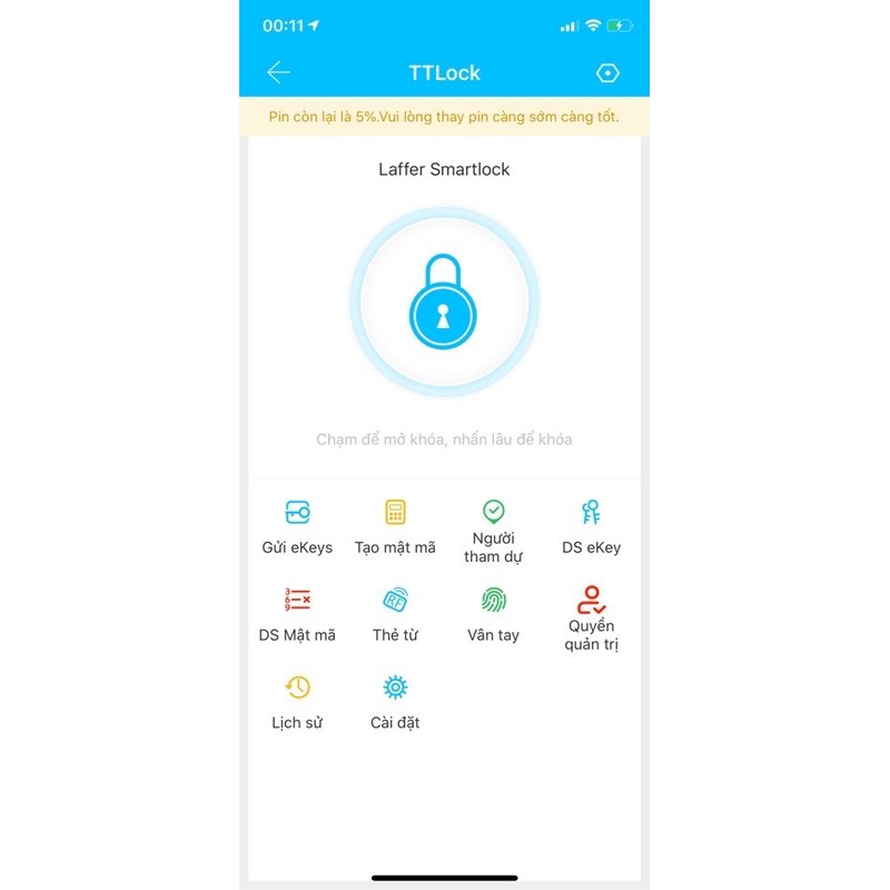 Khoá vân tay APP TTlock cửa gỗ, sắt, cửa nhôm, nhôm xingfa, nhựa lõi thép, cửa bản mỏng