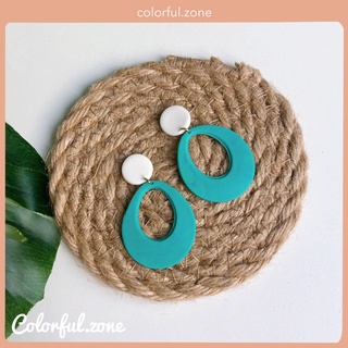 Khuyên tai / Bông tai nữ handmade đất sét Nhật - Modern2P 13