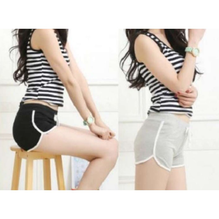 QUẦN ĐÙI Nữ THỂ THAO VIỀN THUN Phom thoải mái 65Kg cũng vừa | BigBuy360 - bigbuy360.vn