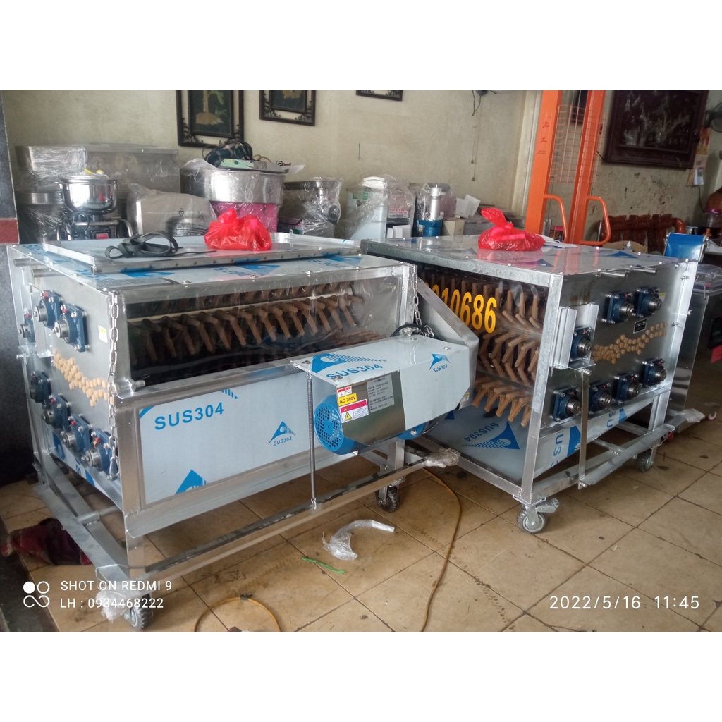 Bộ Máy Nhúng Vặt Lông Gà Công Nghiệp 10-15con/ 1 mẻ