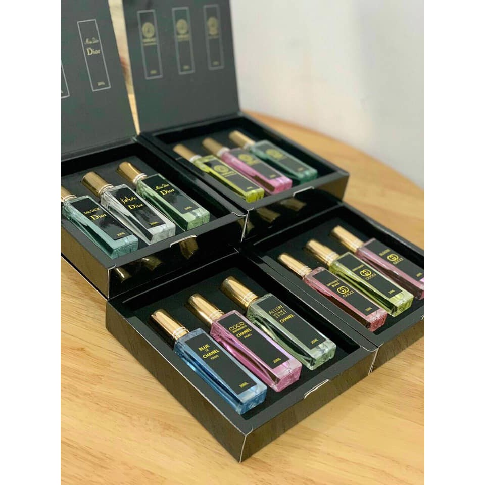 Set 3 chai nước hoa kèm túi xịn xò
