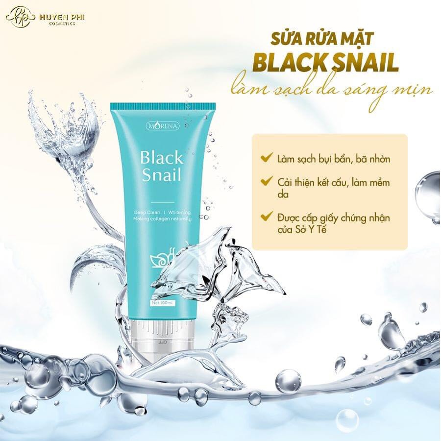 Sữa Rửa Mặt Black Nail Huyền Phi 100ml tác dụng làm sạch,thải độc cho da massage thư giãn