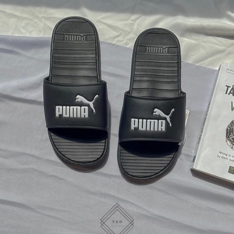 Dép Puma Cool Cat Black White 371023-01