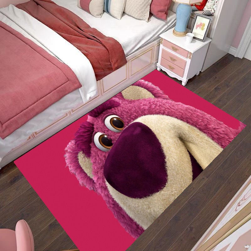 Thảm Lót Sàn Phòng Khách / Phòng Ngủ Hình Gấu Dễ Thương