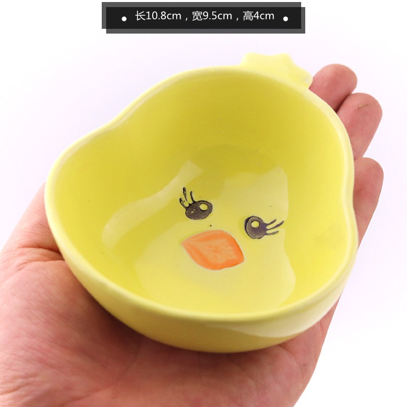 chén sứ vịt- gà nhỏ dành cho hamster