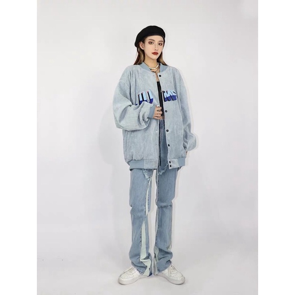 Áo bomber nỉ nhung cá tính | BigBuy360 - bigbuy360.vn