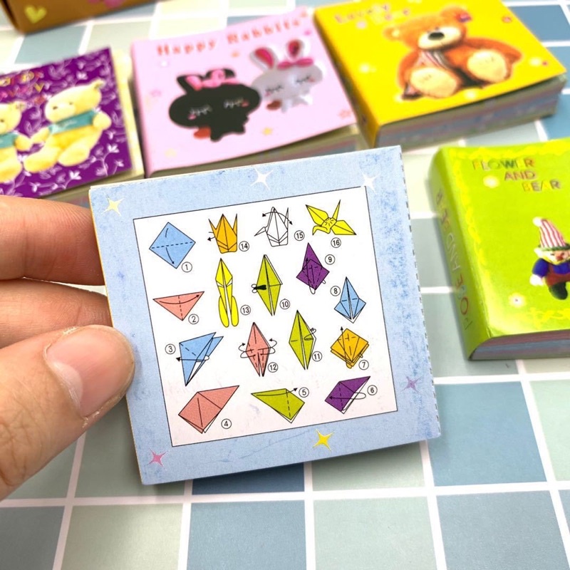 5 tập giấy gấp hạc