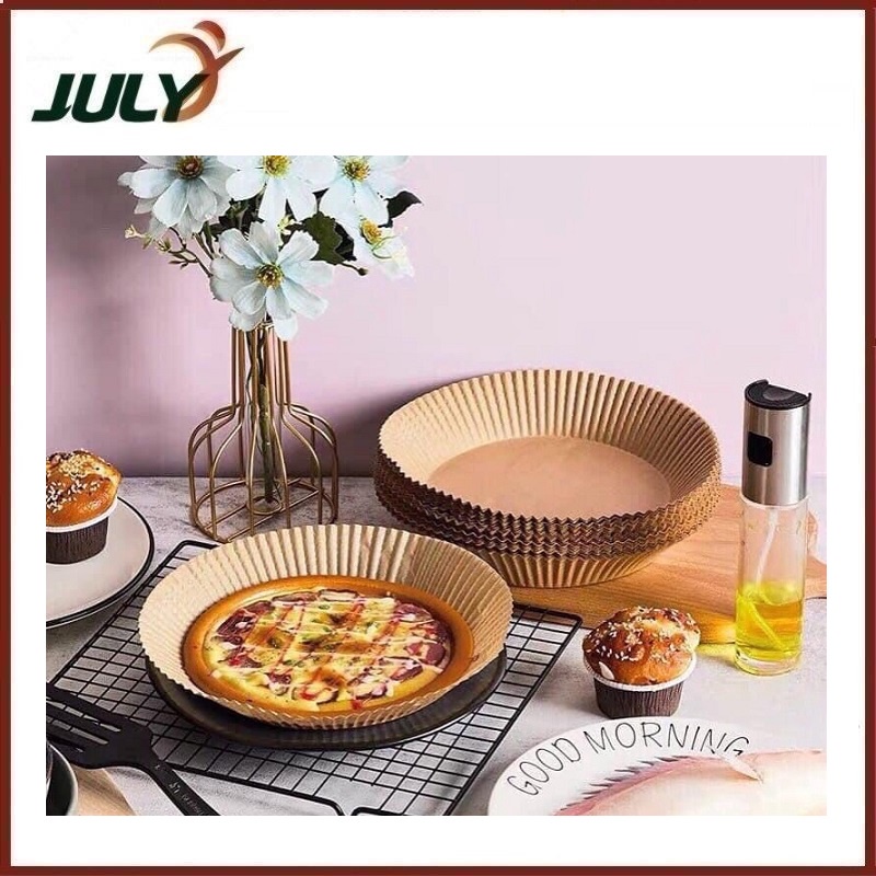 SET 50 CÁI GIẤY NẾN VÀNG LÓT NỒI CHIÊN KHÔNG DẦU