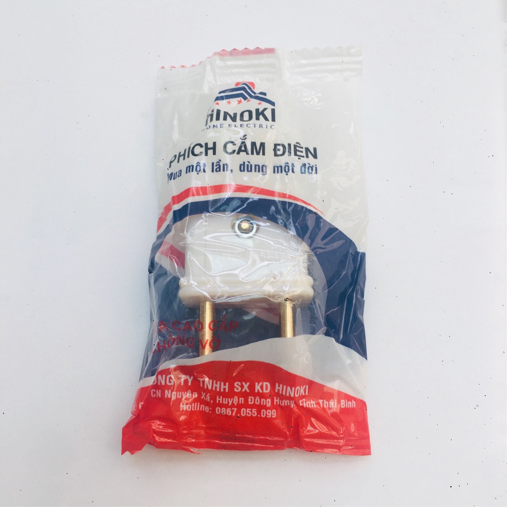 Phích cắm điện âm dương HINOKI phích cắm chịu tải cao 6A